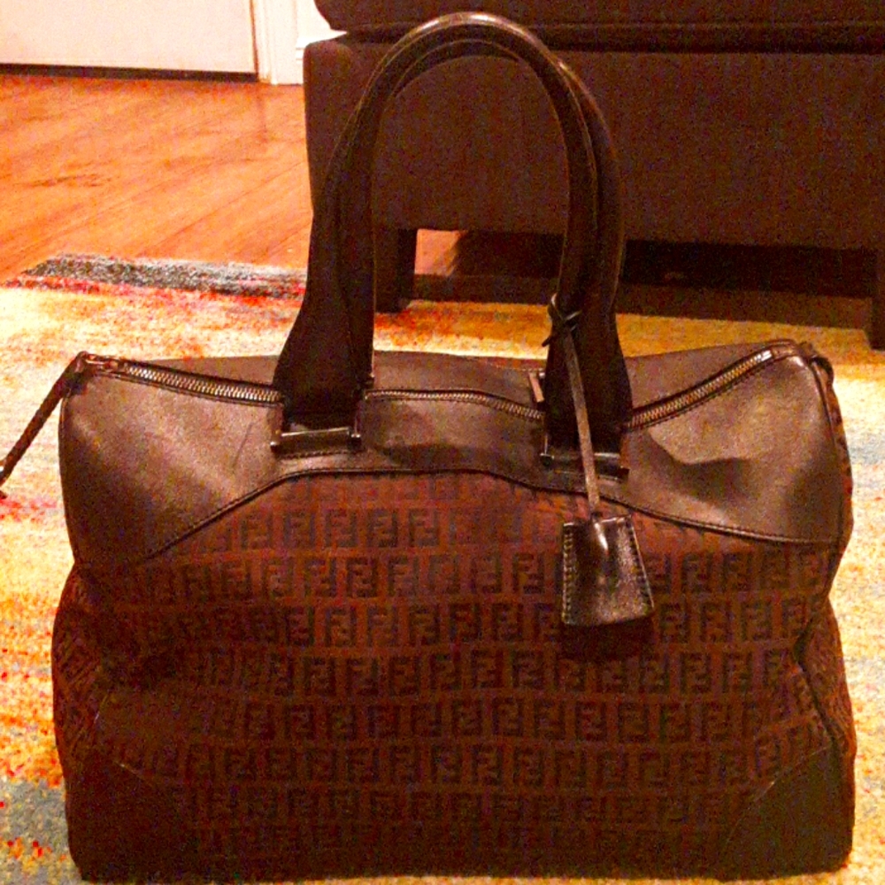 VINTAGE FENDI SPEEDY BAG BRN